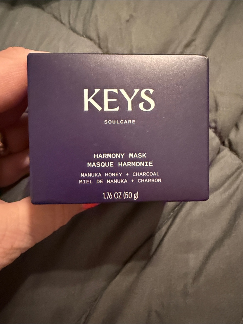 Keys Harmony Mask - Manuka Honey + Charcoal NEW and Sealed